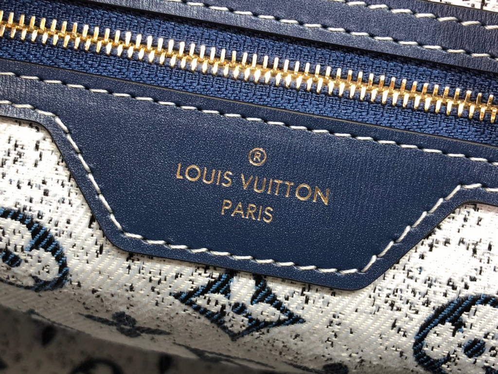 Louis Vuitton M59609 LV M59008 Speedy Bandouli��re 25cm Blue