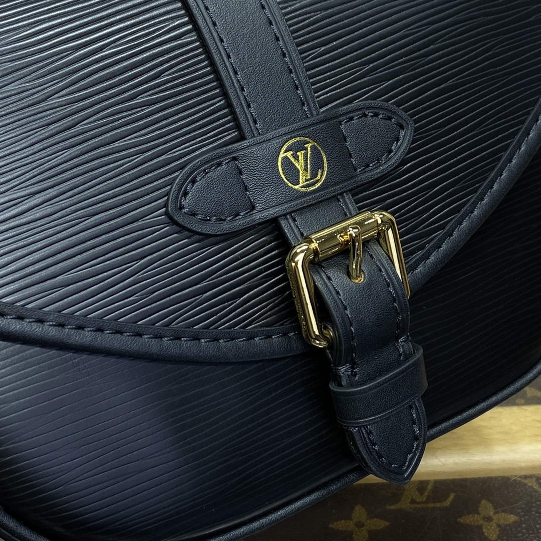 LV M23469 Louis Vuitton Saumur BB Saddle Bag Black