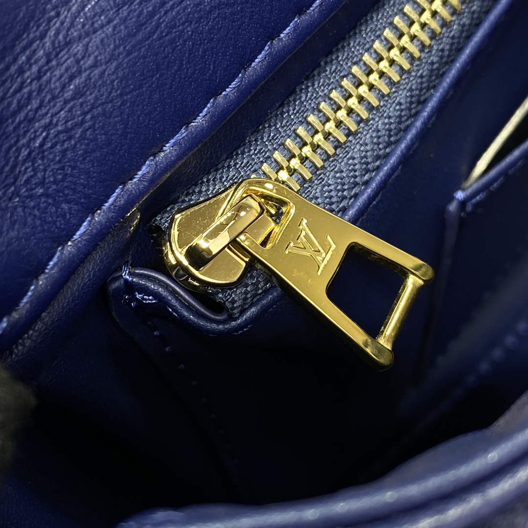 LV M23682 Louis Vuitton GO-14 MM Bag Navy Blue