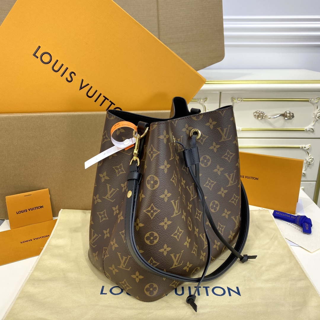 LV M44020 Louis Vuitton NONO MM Bag Monogram Black