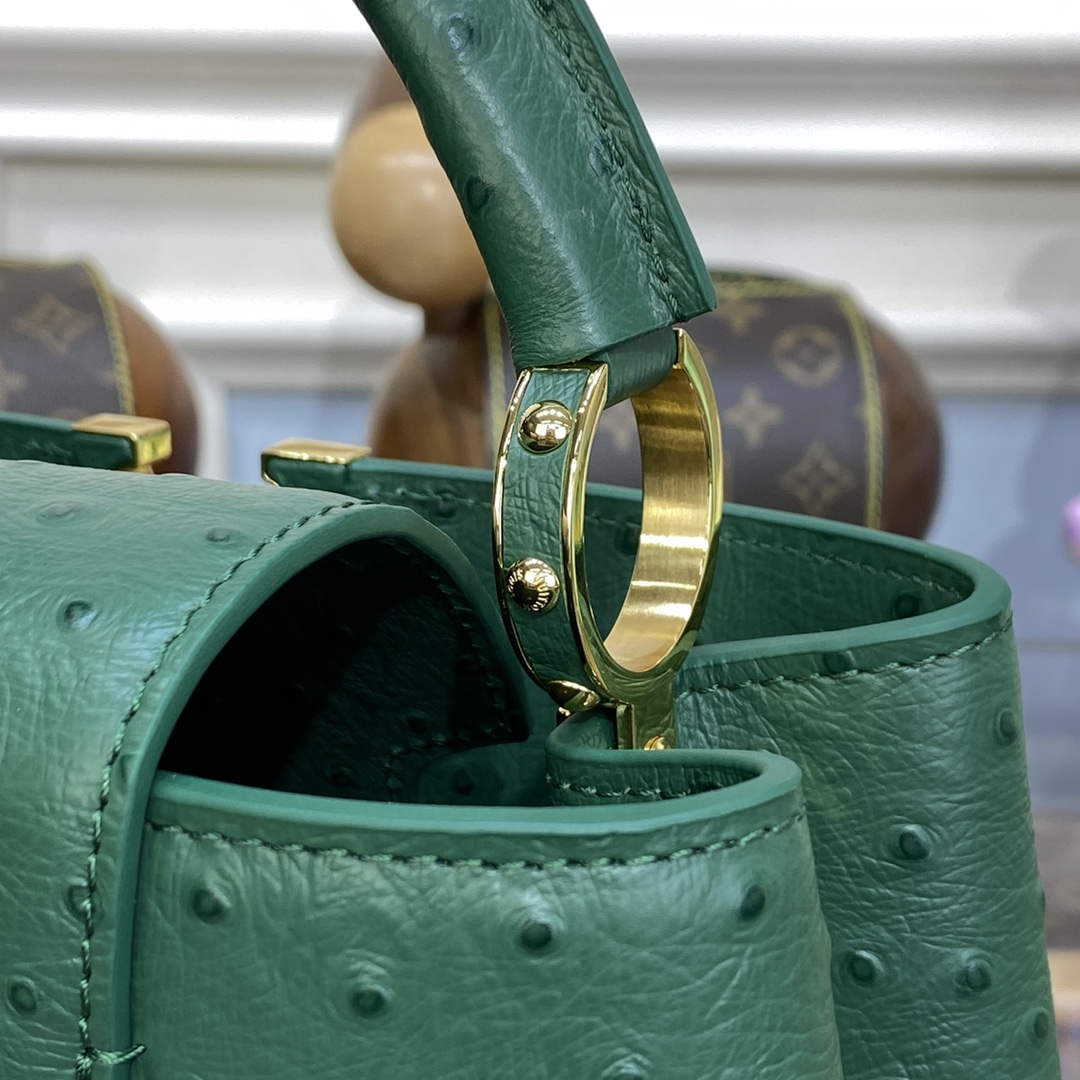 LV N93075 Louis Vuitton Capucines BB Handbag Mint Green