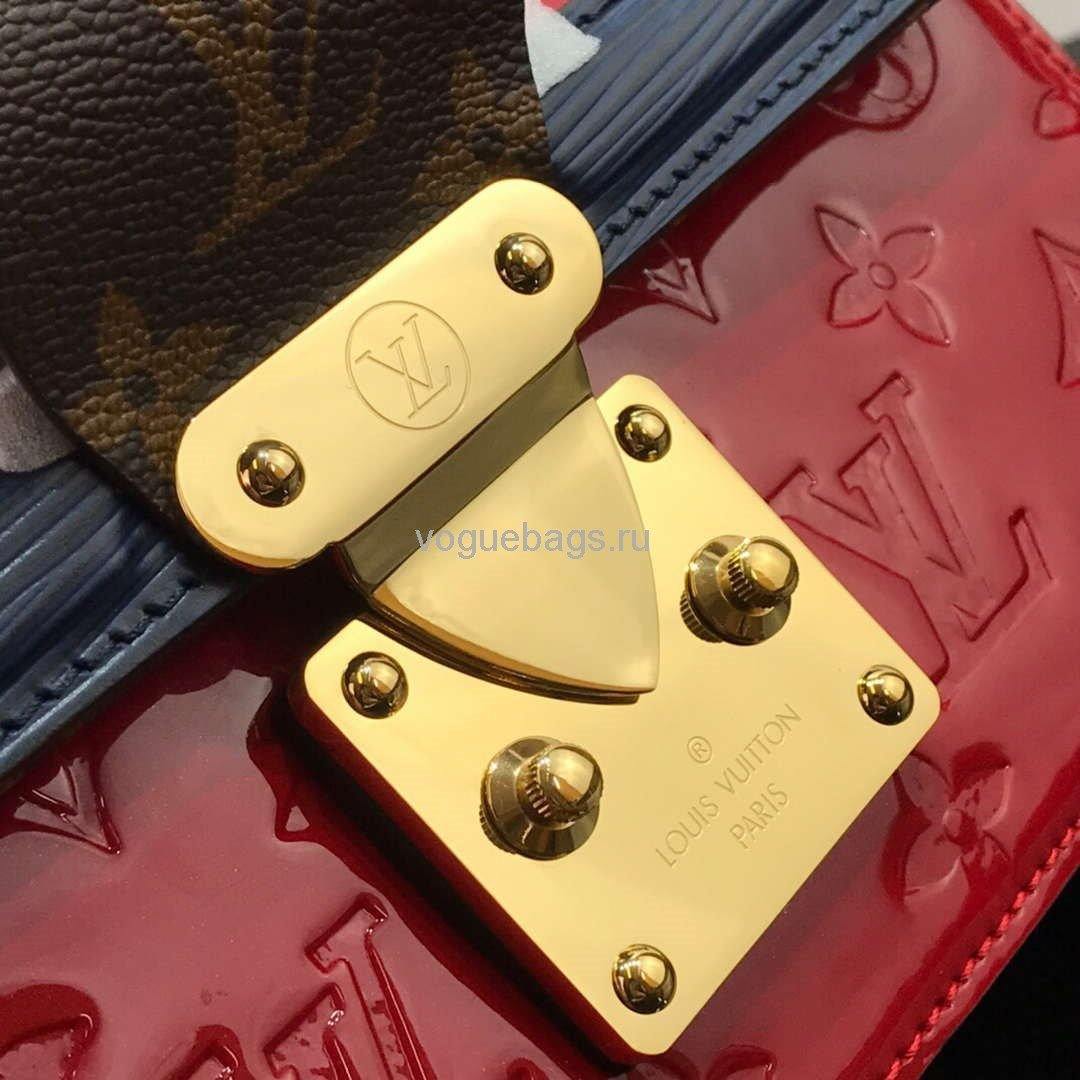 Louis Vuitton M90517 LV Wynwood Monogram Vernis Bag M90566 Red