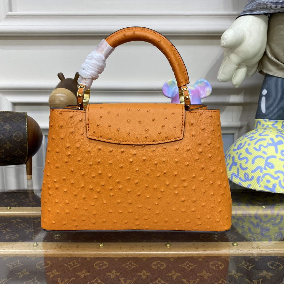 LV N81523 Louis Vuitton Capucines BB Handbag Orange