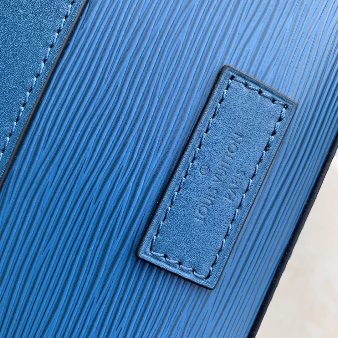 LV M44752 Louis Vuitton Soft Trunk Small Backpack Blue
