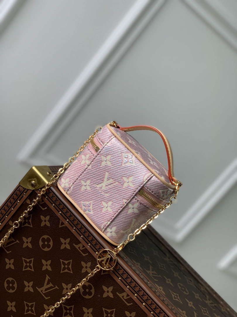 LV M82527 Louis Vuitton Micro Vanity Handbag Pink