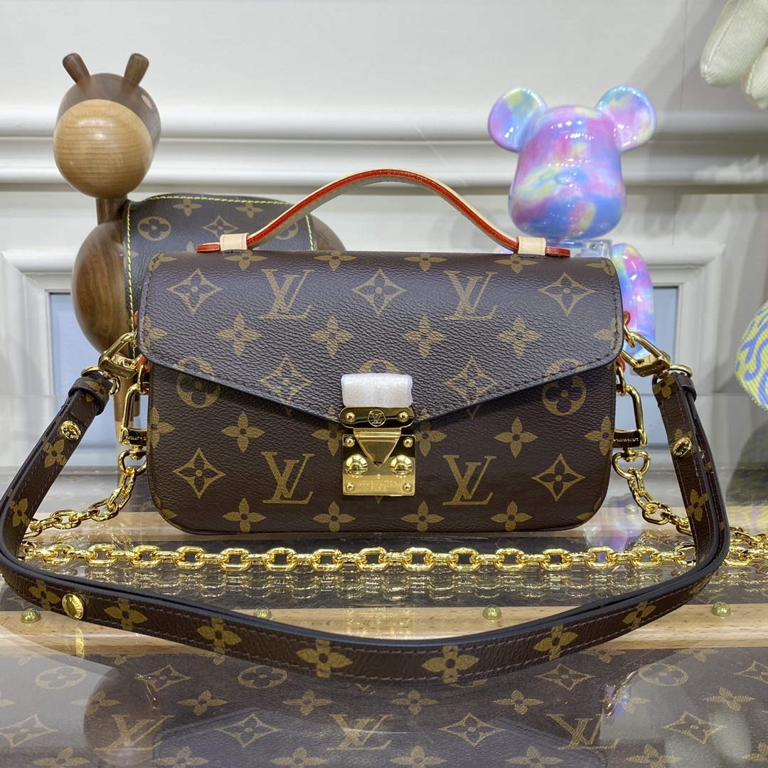 LV M46279 Louis Vuitton Pochette M��tis East West Bag Presbyopia