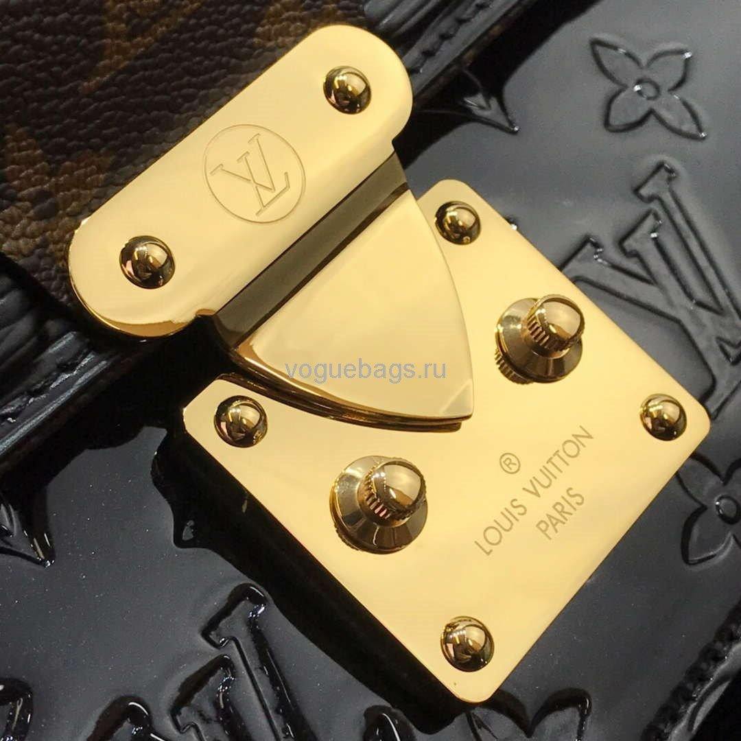 LV M90516 Louis Vuitton Wynwood Monogram Vernis Bag M90566 Black