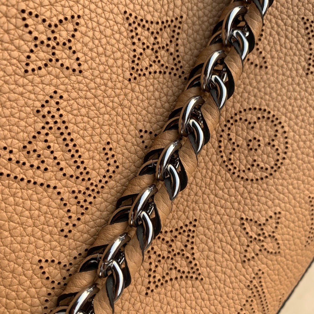 Louis Vuitton LV M59655 Bella Tote Mahina Orange Yellow