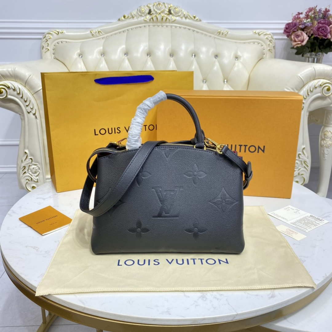 Louis Vuitton LV M58916 Petit Palais Monogram empreinte Black