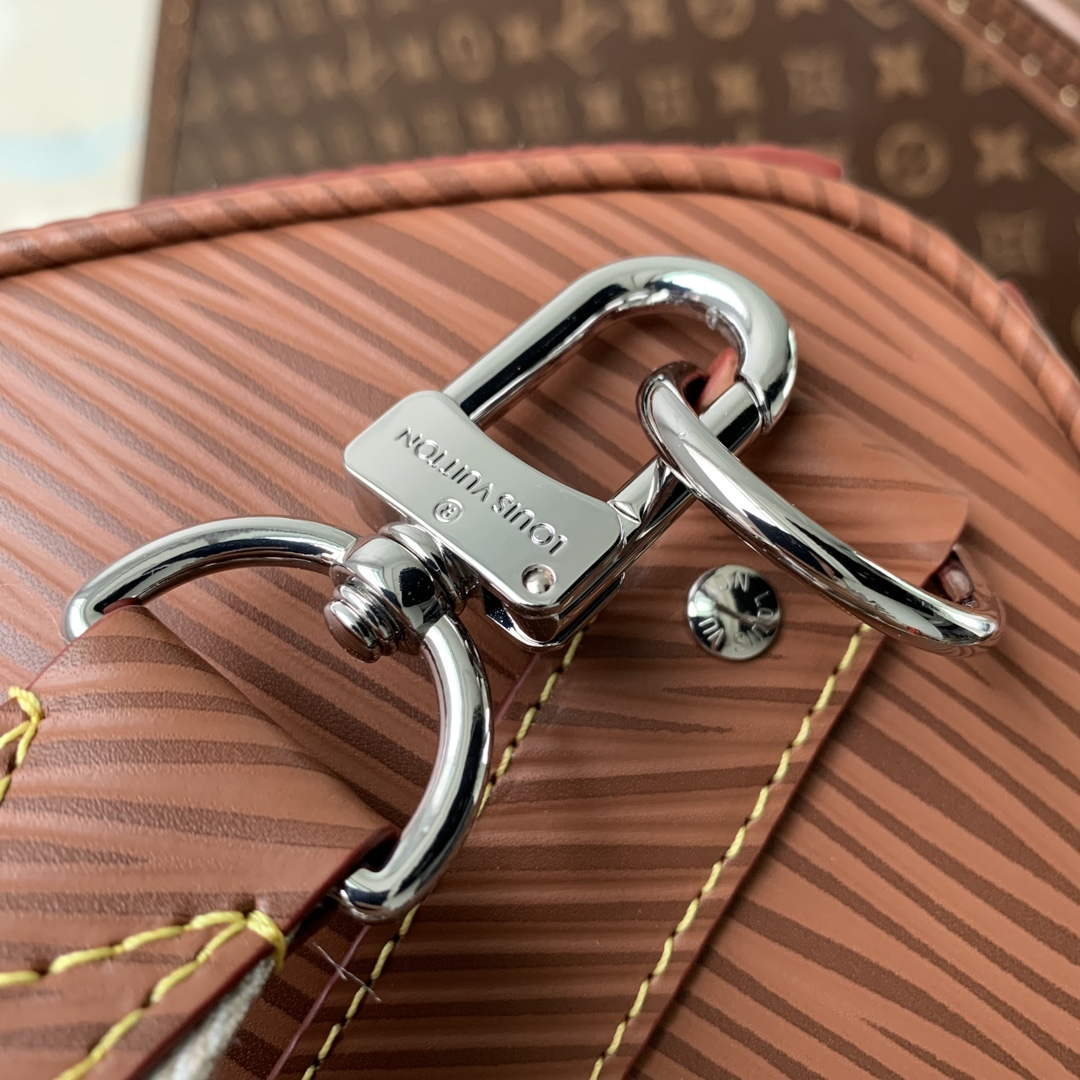 LV M23721 Louis Vuitton Keepall Bandouli��re 50 Bag Brown