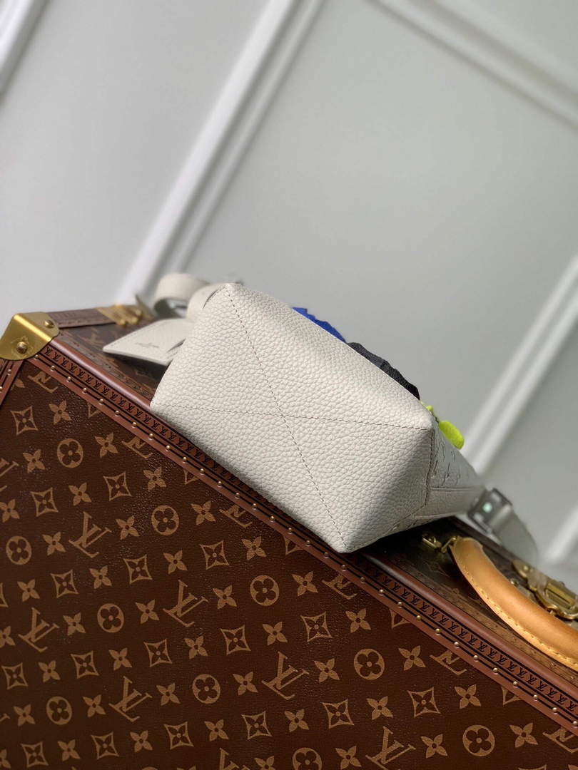 LV M20875 Louis Vuitton Hobo Cruiser PM Bag White
