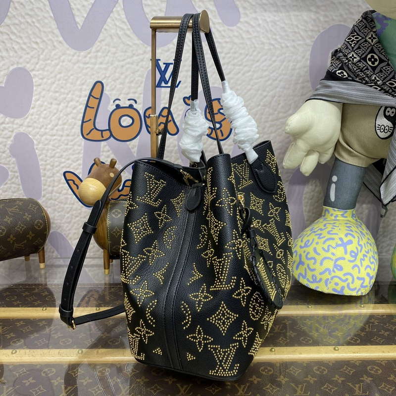 LV M23393 Louis Vuitton Blossom PM Tote Bag Black