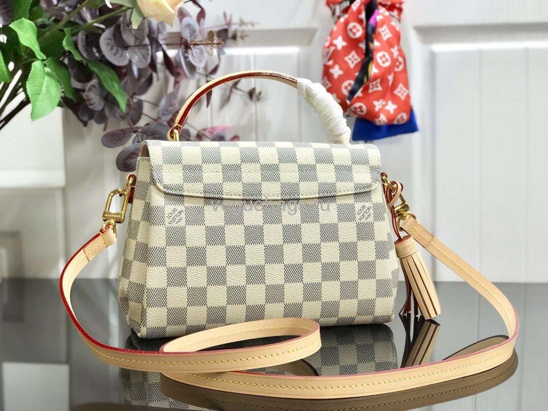 LV M41581 Louis Vuitton Croisette Damier Azur N53000 Bag