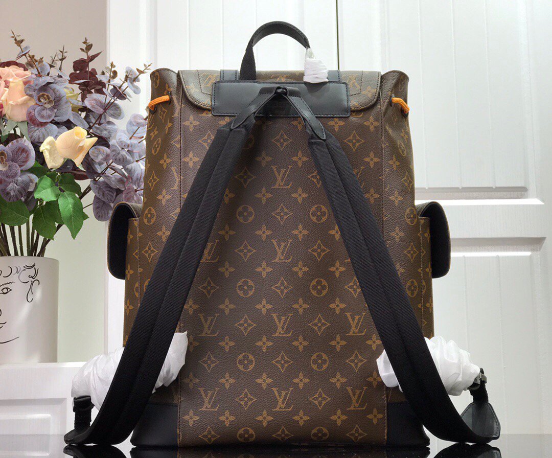 LV M45617 Louis Vuitton Backpack Christopher PM Monogram Coated Canvas