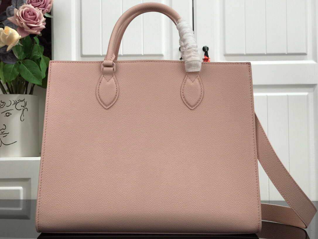 LV M55846 Louis Vuitton Lockme Tote MM Leathers M55817 Bag Pink