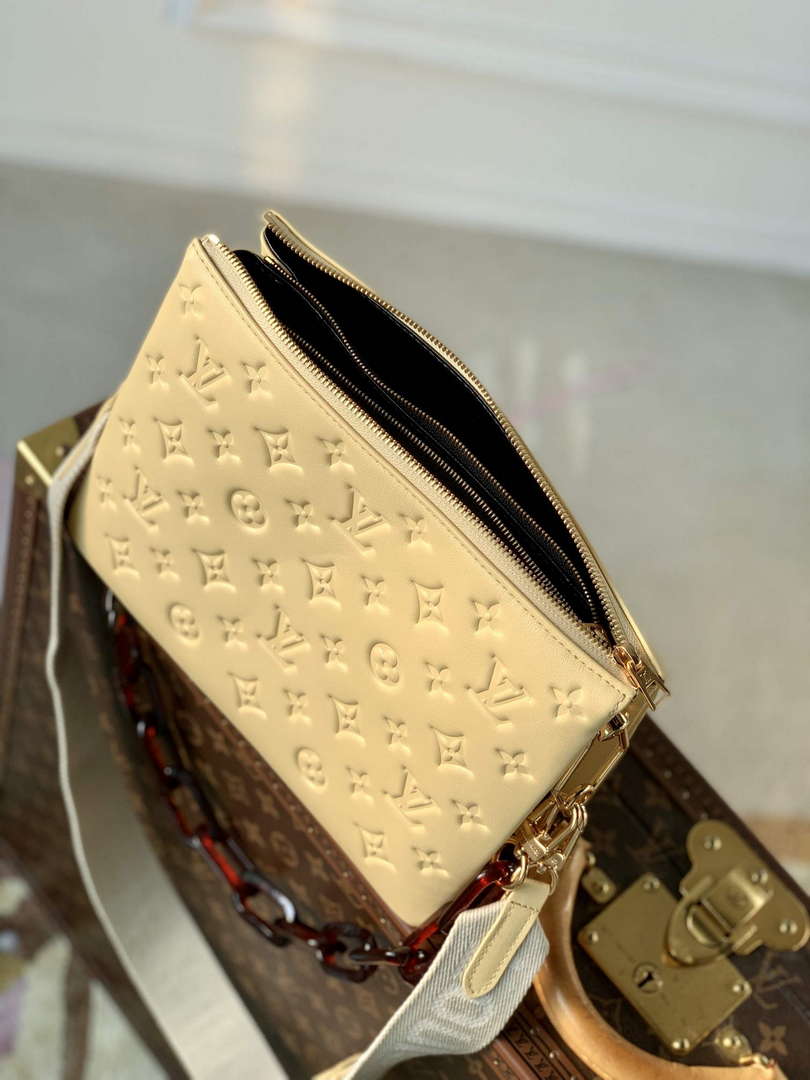 LV M57790 Louis Vuitton Coussin PM Handbag Yellow