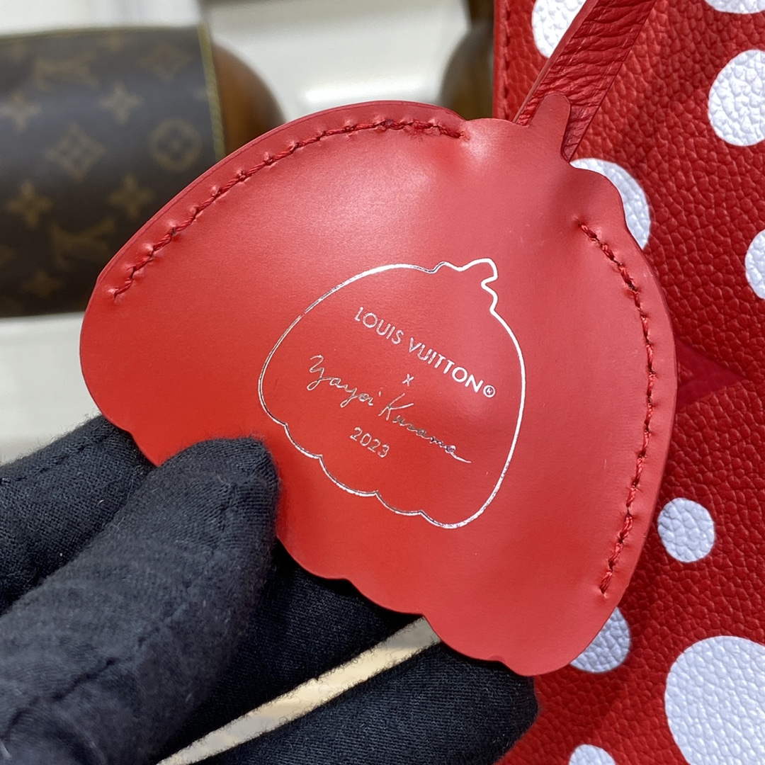 LV M46412 Louis Vuitton LV x YK OnTheGo PM Bag Red