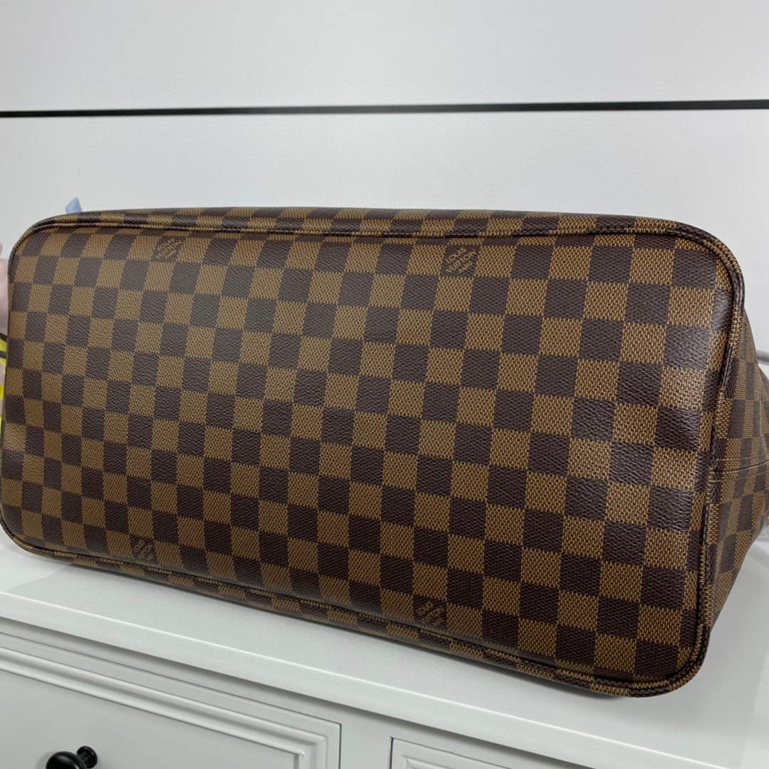 Louis Vuitton LV N41357 Neverfull GM Damier Ebene coated canvas