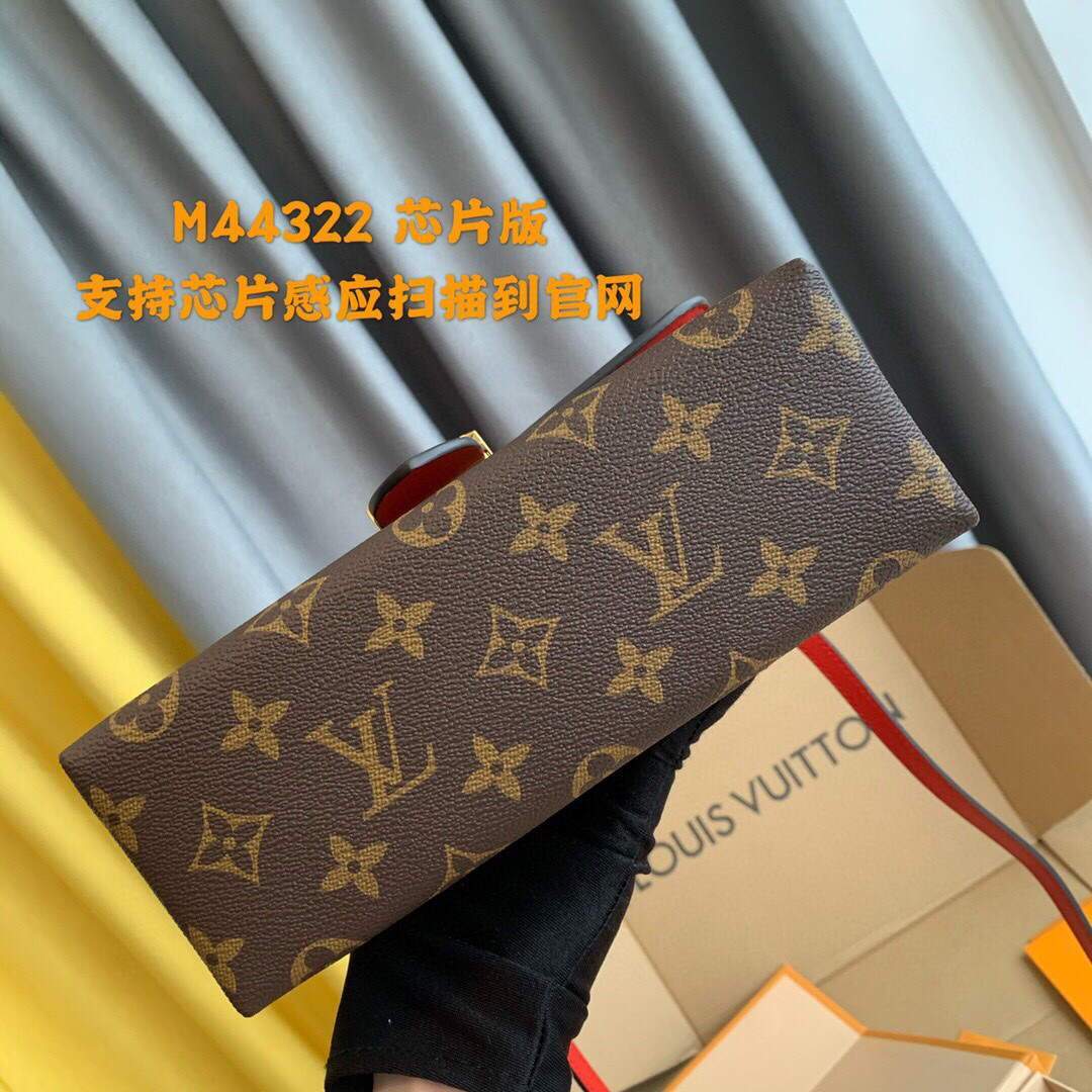LV M44322 Louis Vuitton Locky BB Monogram Red M44321 Bag