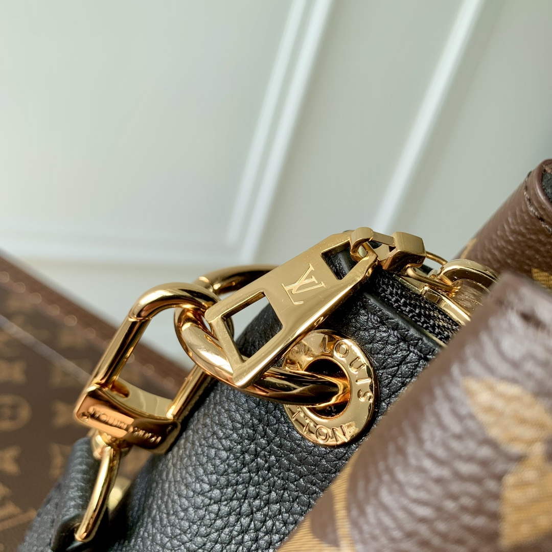 LV M46495 Louis Vuitton Op��ra BB Tote Bag Black