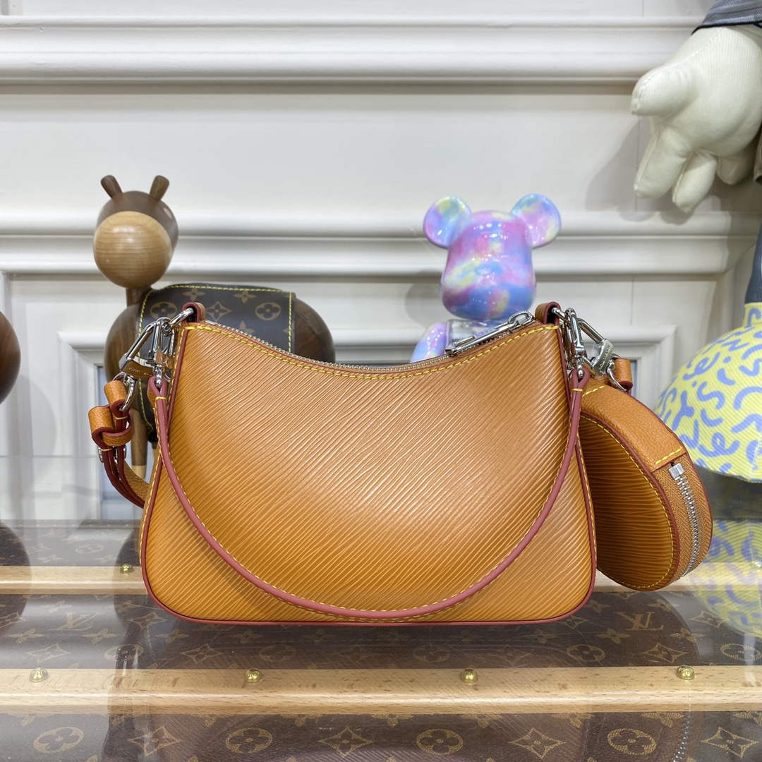 LV M20998 Louis Vuitton Marellini Bag Epi Leather Brown