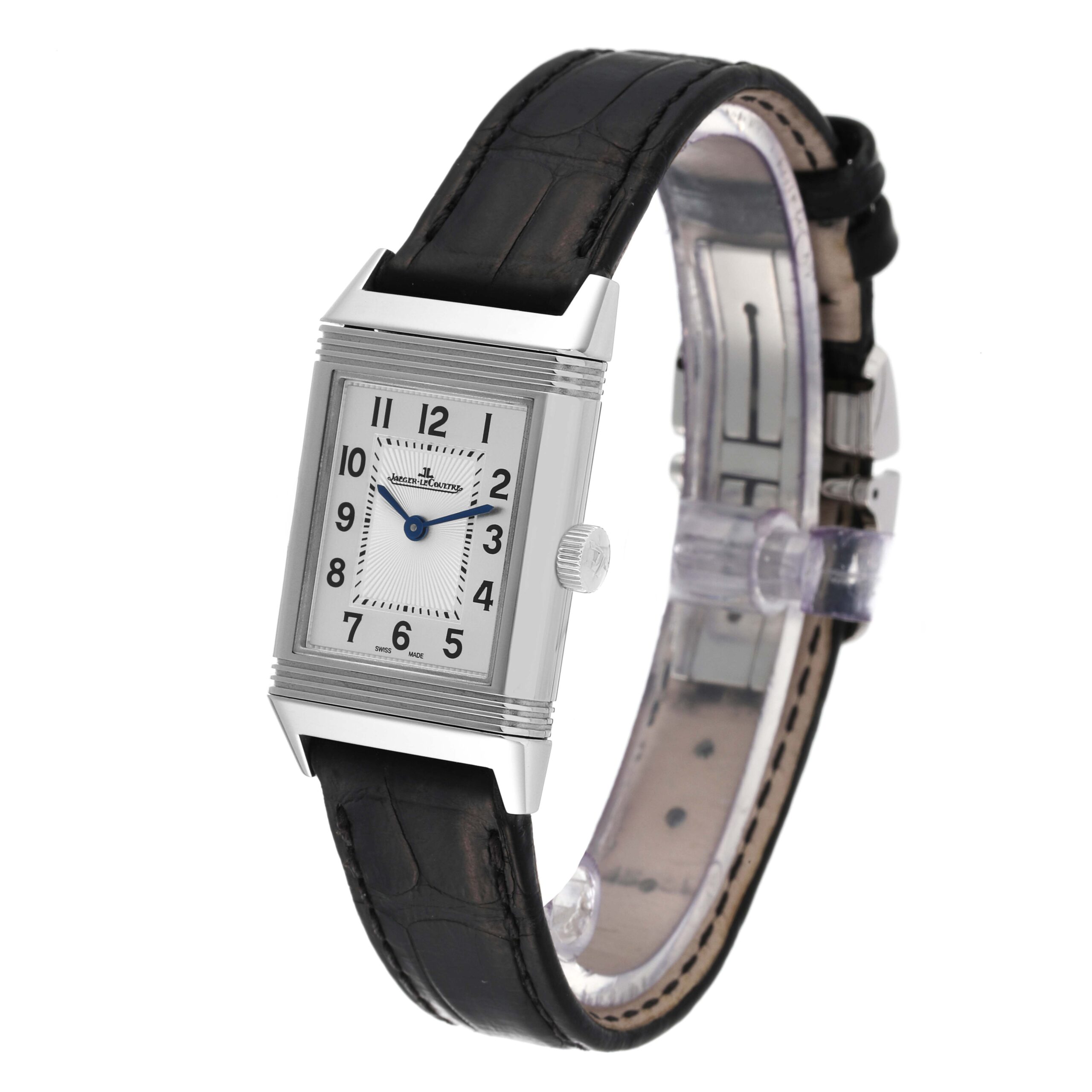 Jaeger LeCoultre Reverso Classic Steel Ladies Watch 221.8.86 Q2608440 Papers