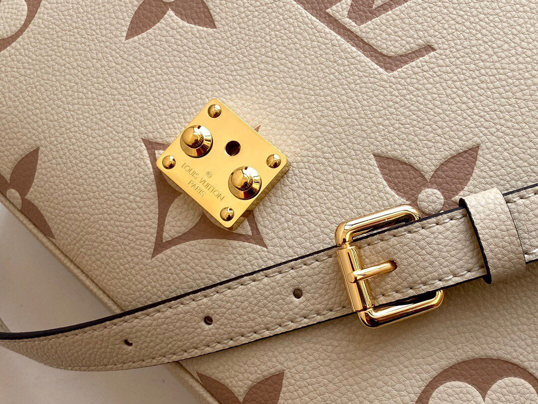 LV M45596 Louis Vuitton Pochette M��tis M45773 Bag Cream Pink