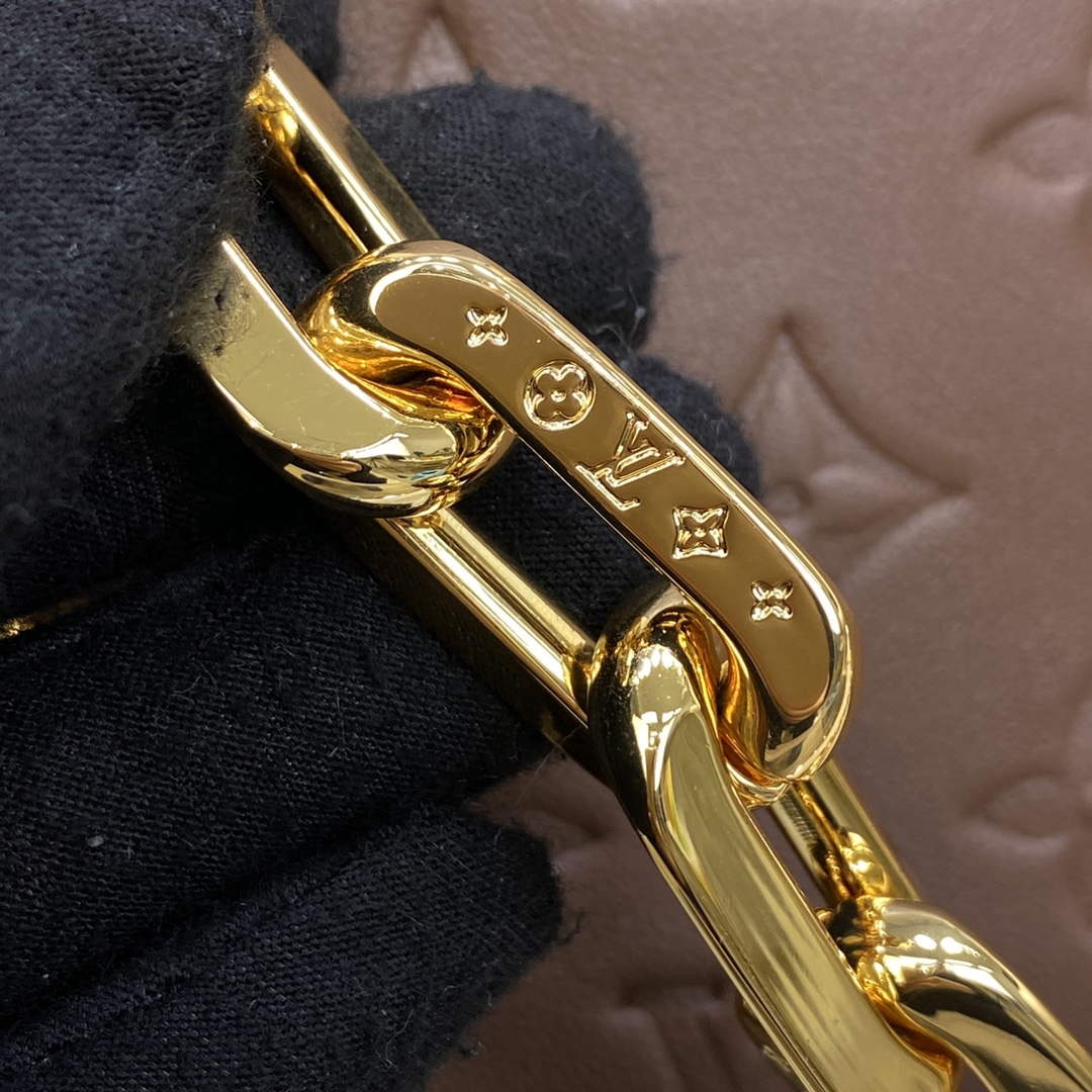 LV M21263 Louis Vuitton Coussin PM Bag Taupe Brown