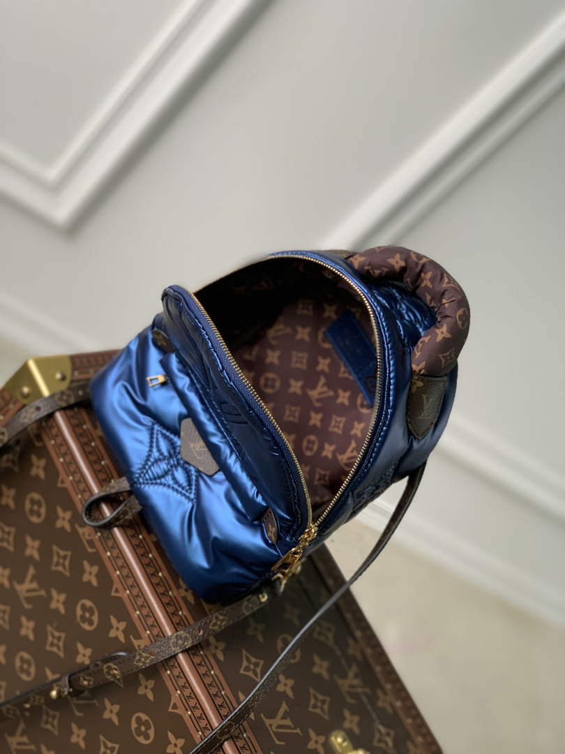LV M21060 Louis Vuitton Palm Springs Mini Backpack Navy Blue