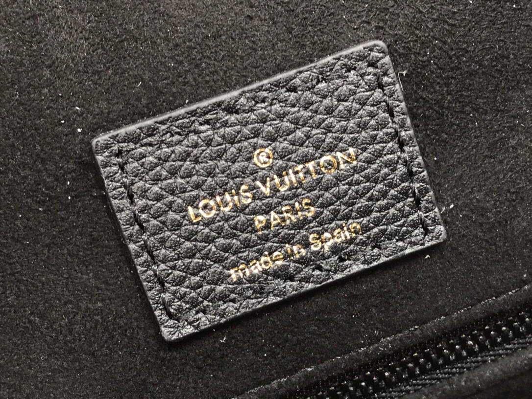 LV M55846 Louis Vuitton Lockme Tote MM Leathers M55818 Bag Black