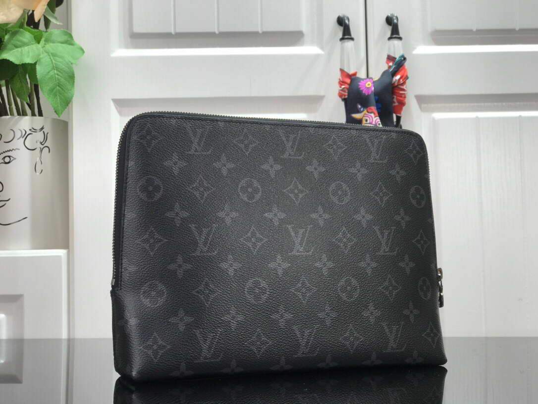 LV N60417 Louis Vuitton Pouch Monogram Canvas Black