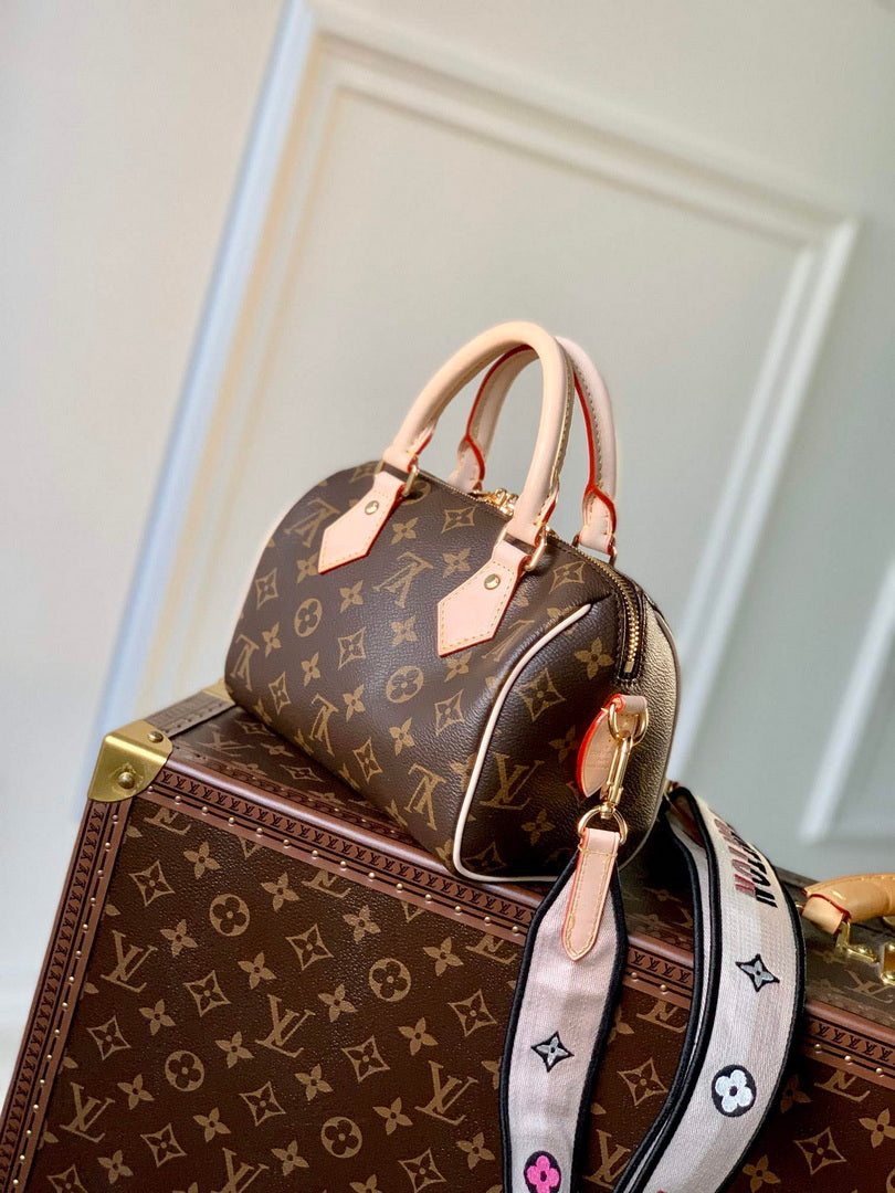 LV M46234 Louis Vuitton Speedy Bandoulière 20 Black