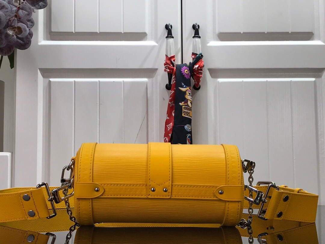 LV M58647 Louis Vuitton Papillon Trunk Epi Leather Bag M58649 M58655 Yellow