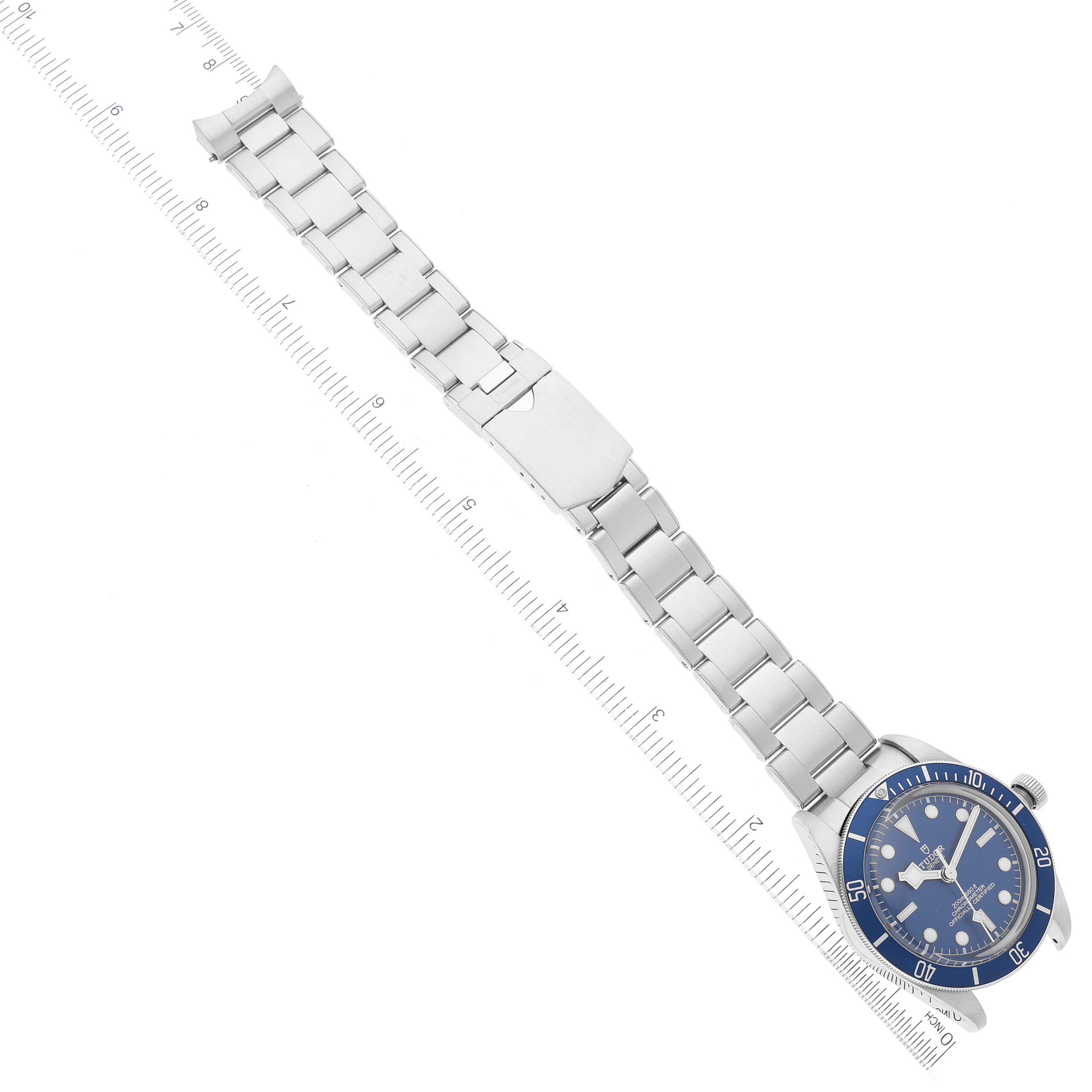 Tudor Black Bay Fifty Eight Blue Dial Bezel Steel Mens Watch 79030
