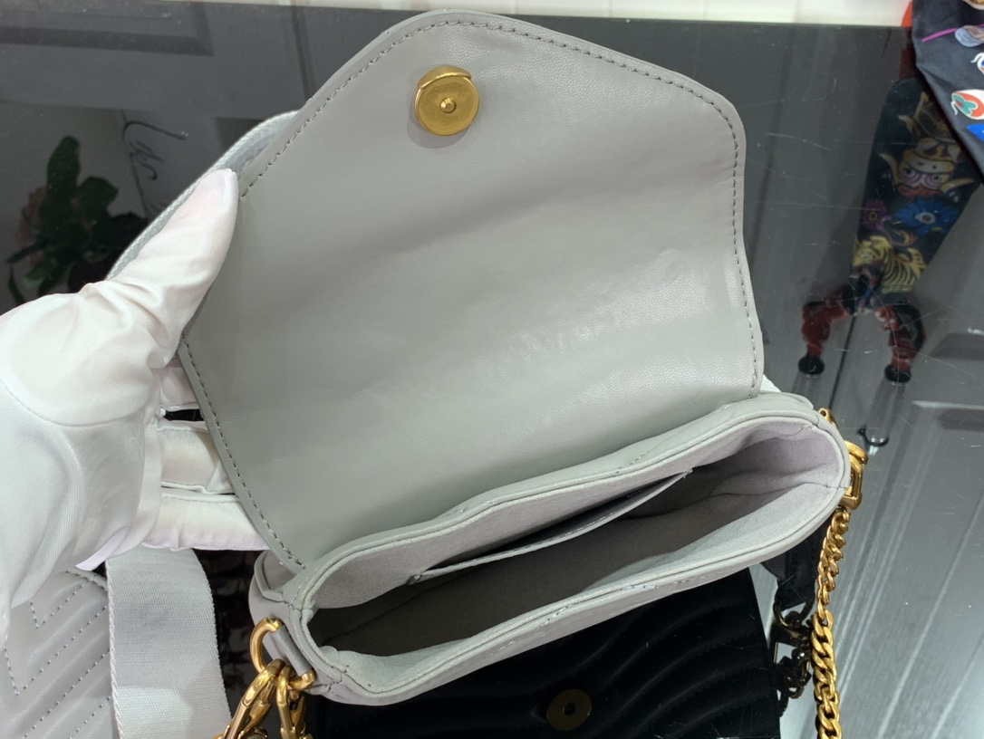 LV M56467 Louis Vuitton New Wave Multi-Pochette Leather M56466 Gray