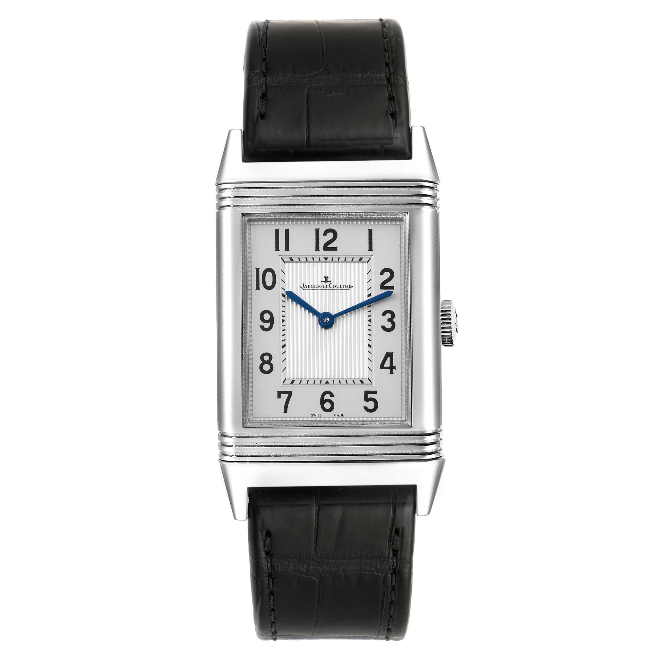 Jaeger LeCoultre Grande Reverso Ultra Thin Steel Mens Watch 277.8.62 Q2788520