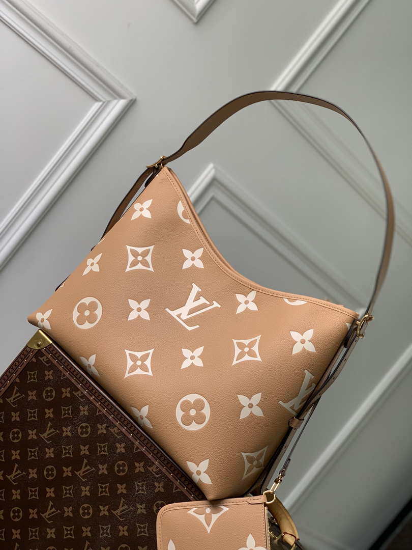 Louis Vuitton LV M46289 Carryall MM monogram M46292 Brown and Yellow