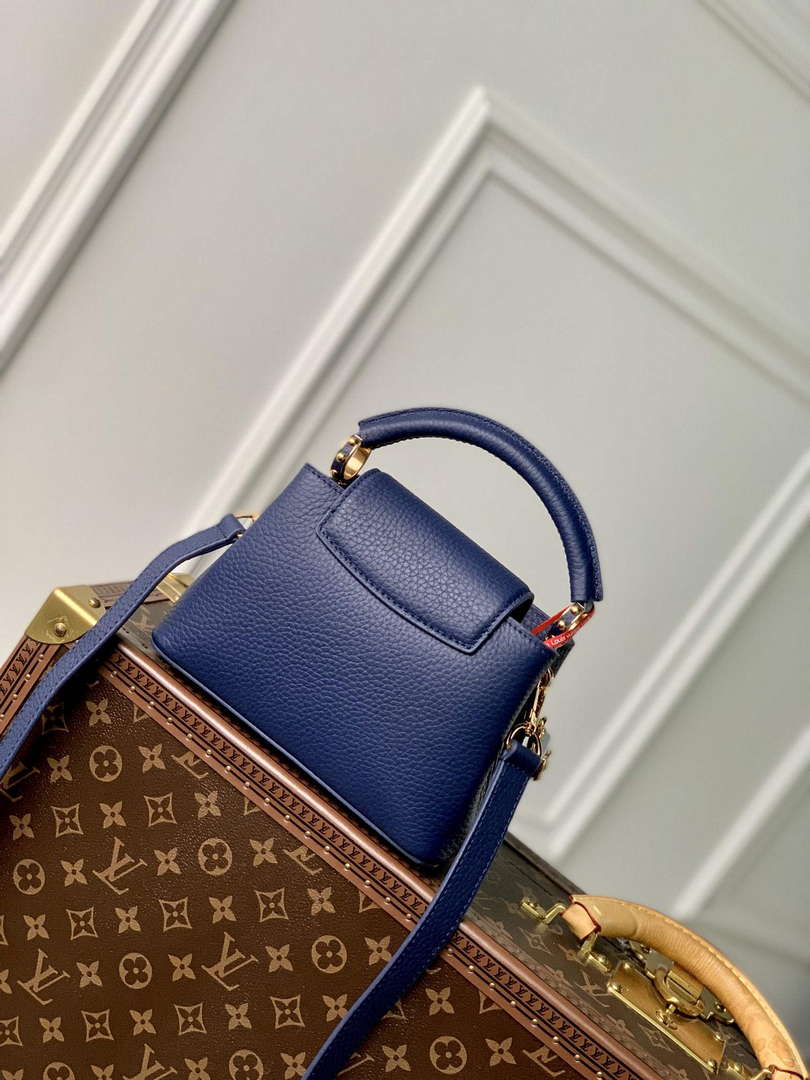 LV M23199 Louis Vuitton Capucines Mini Handbag French Blue