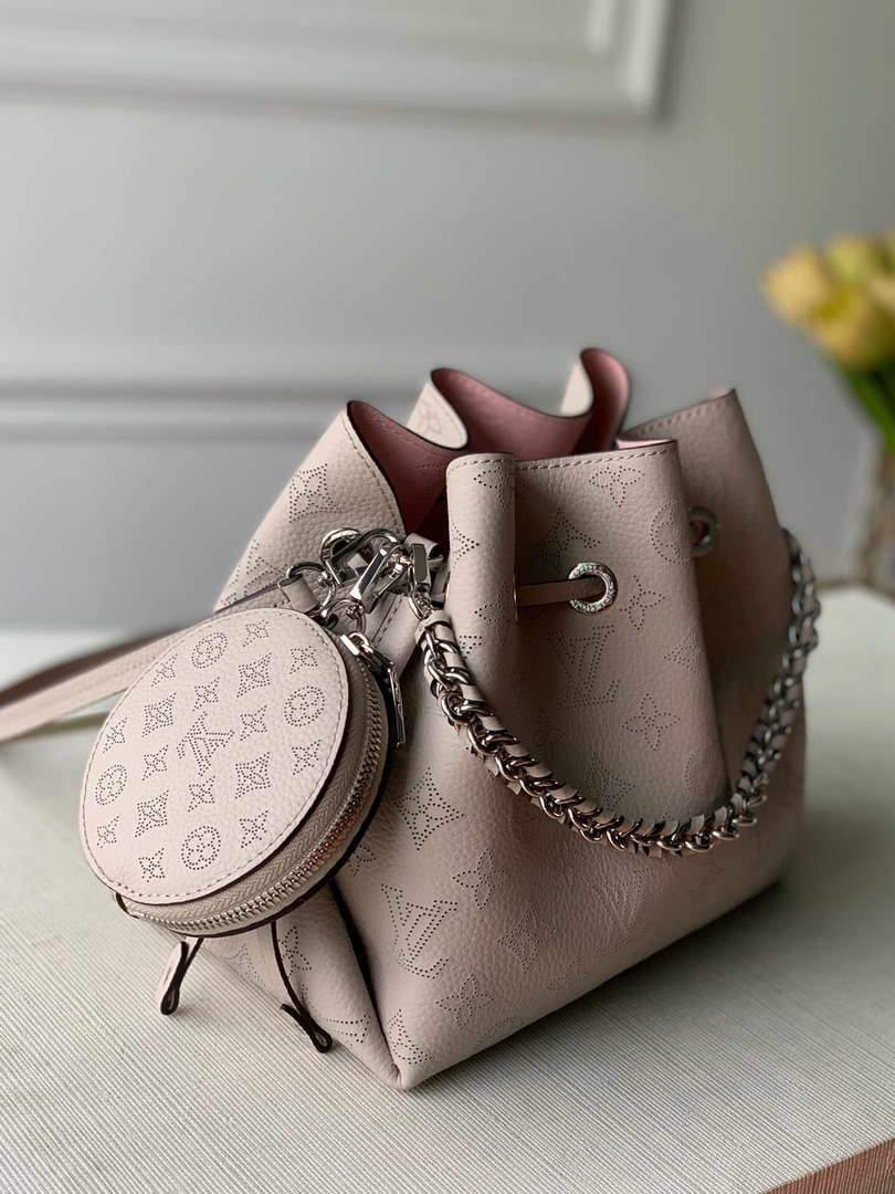 LV M57201 Louis Vuitton Bella Mahina M57070 Bag Galet Gray