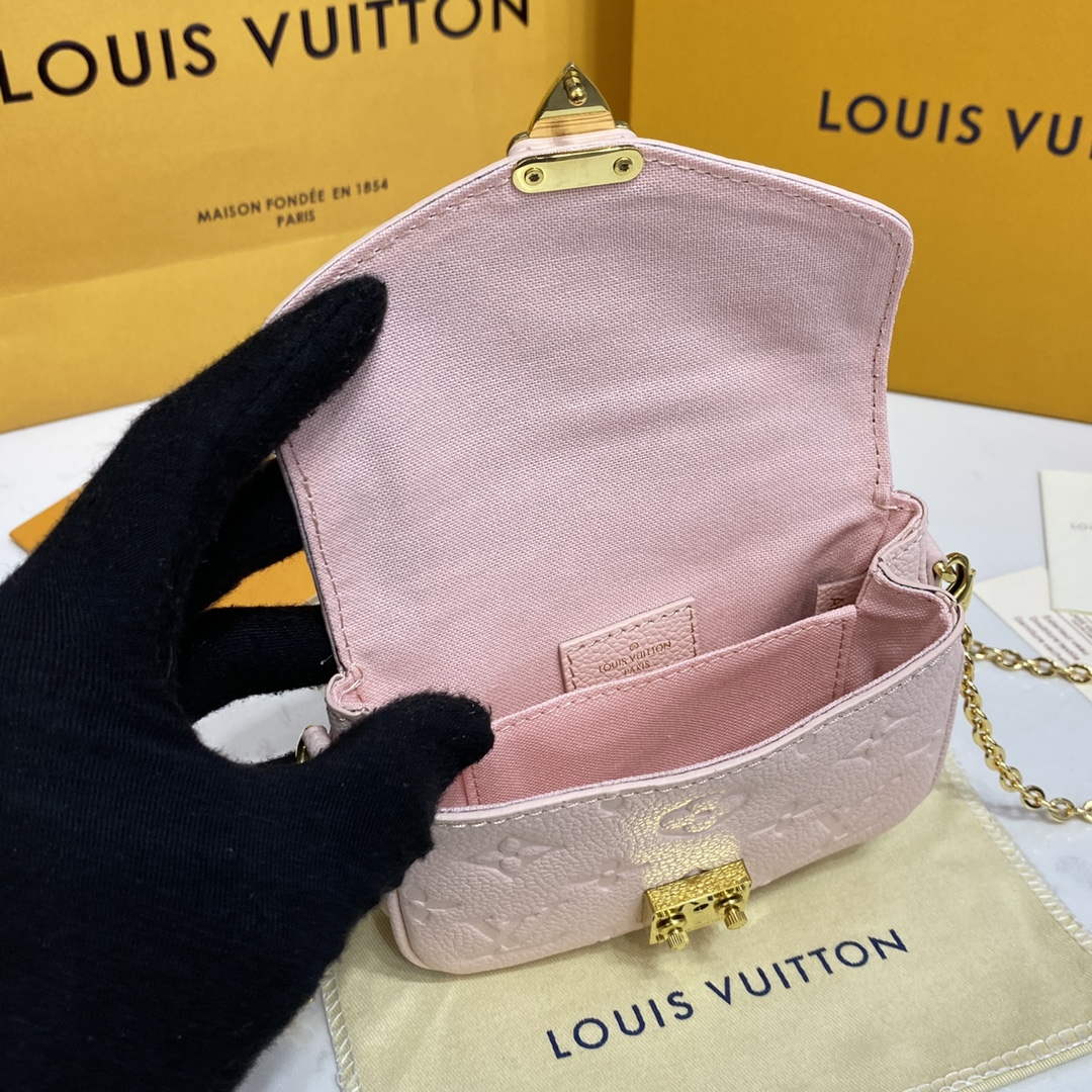 LV M81389 Louis Vuitton Micro M��tis Bag Pink