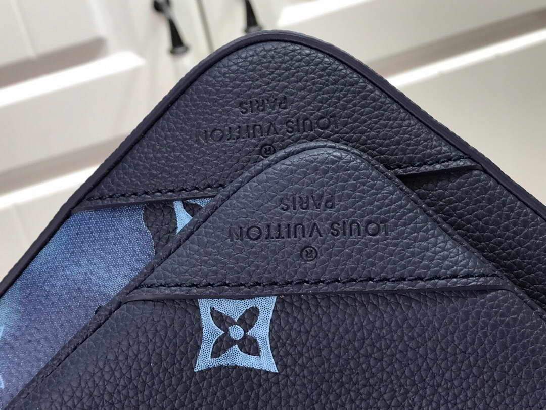 LV M57840 Louis Vuitton Trio Messenger Bag Ink Watercolor