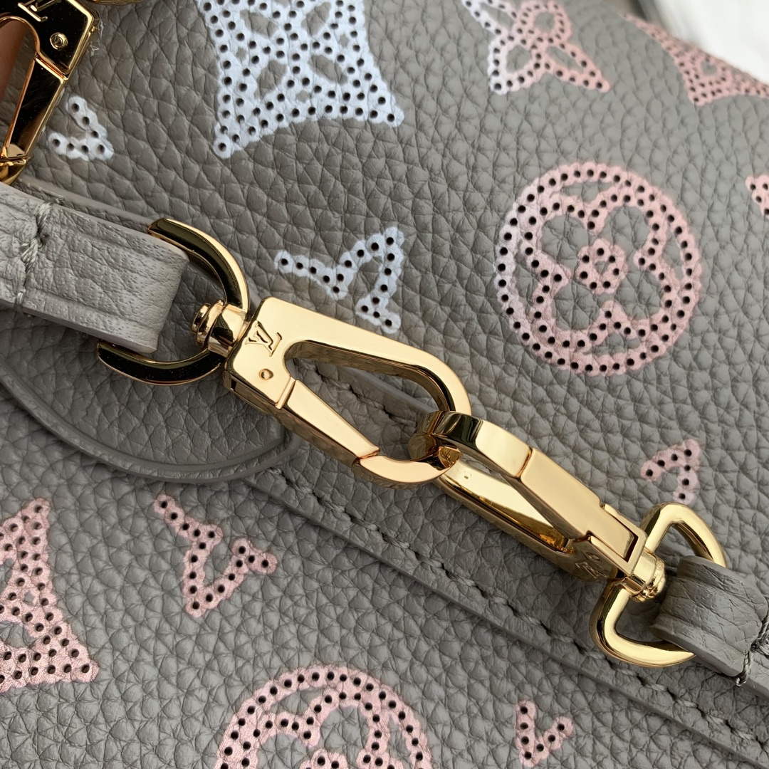 LV M23387 Louis Vuitton Blossom MM Tote Bag Gray