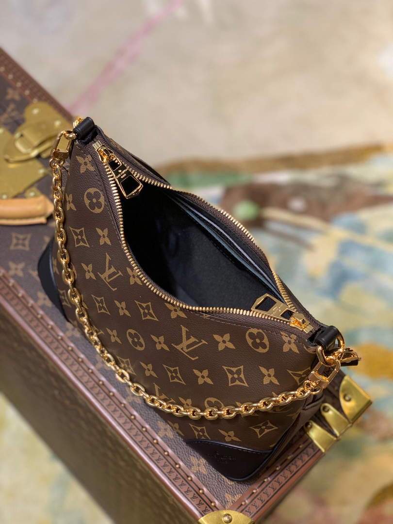 LV M45381 Louis Vuitton Odeon PM Shoulder Bag Monogram Black