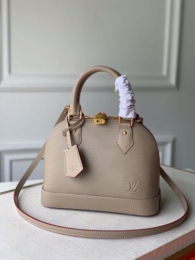 LV M40302 Louis Vuitton Alma BB Epi Leather N53151 Apricot