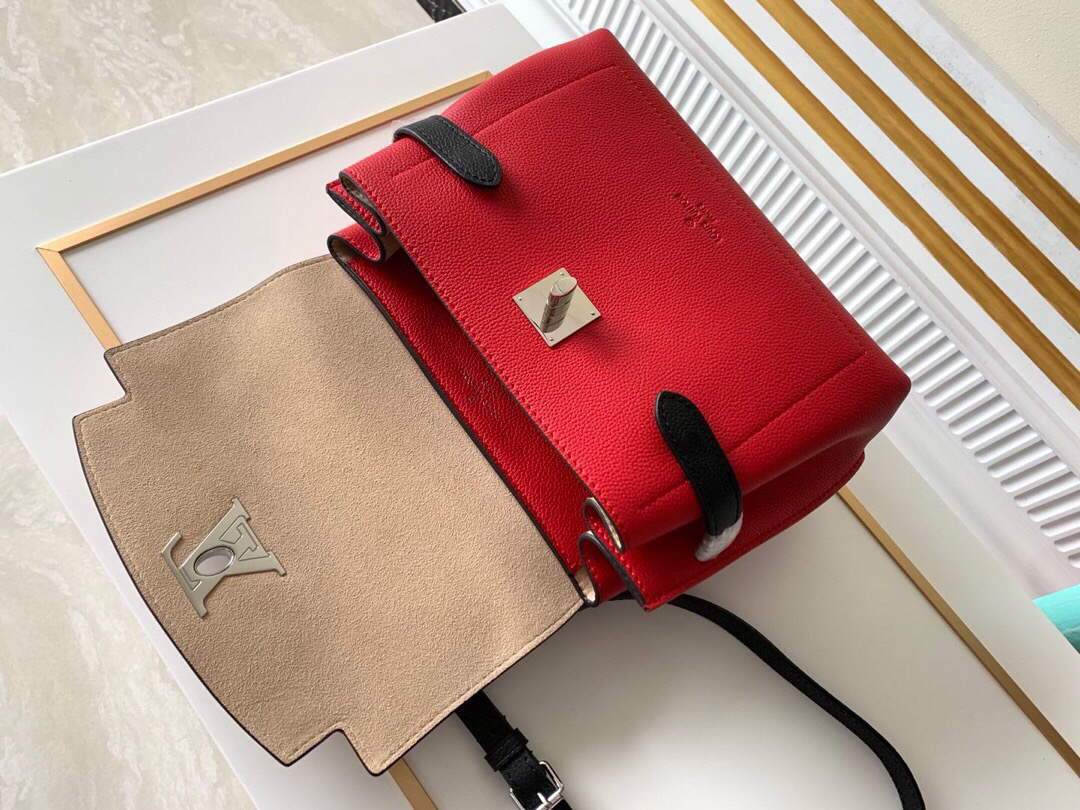 LV M53950 Louis Vuitton Lockme Ever BB Handbag M56645 Red