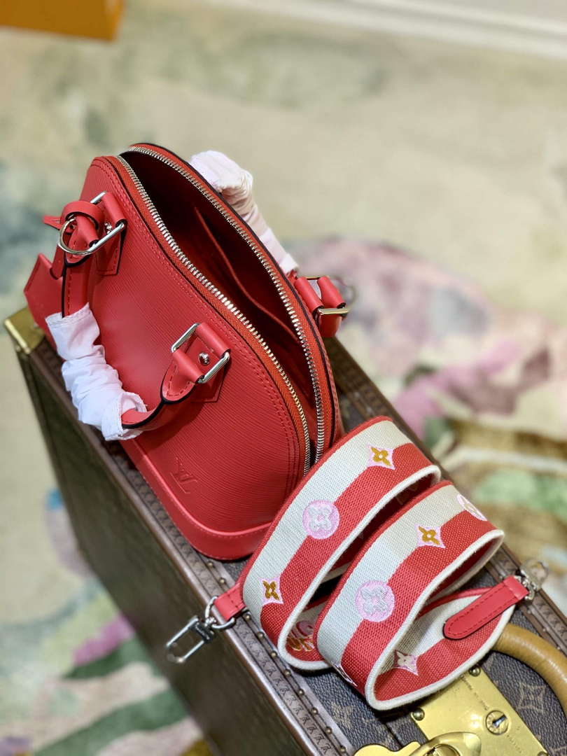 LV M59346 Louis Vuitton Alma BB Bag Dragon Fruit Pink