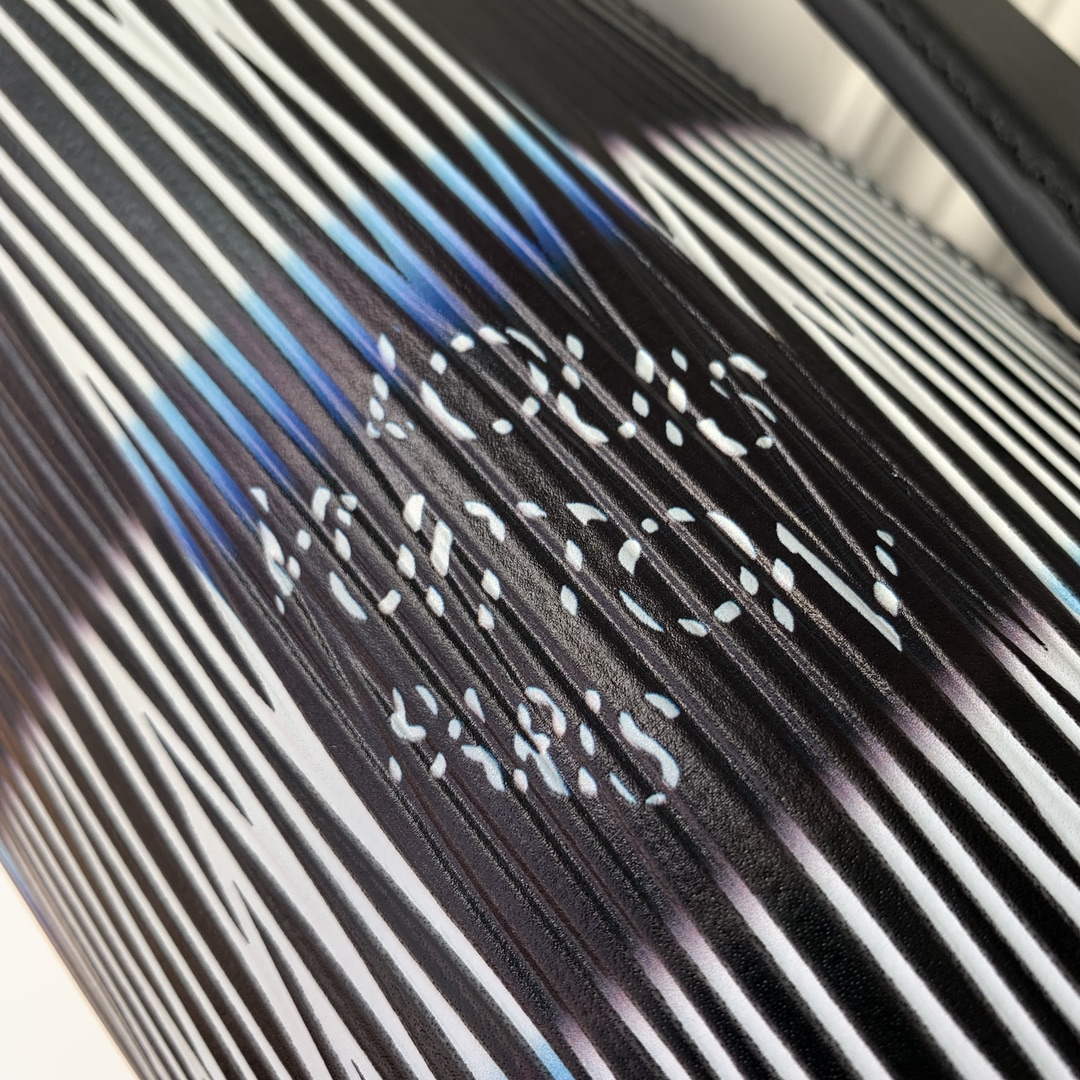 LV M23744 Louis Vuitton Soft Polochon PM Bag Blue Moon