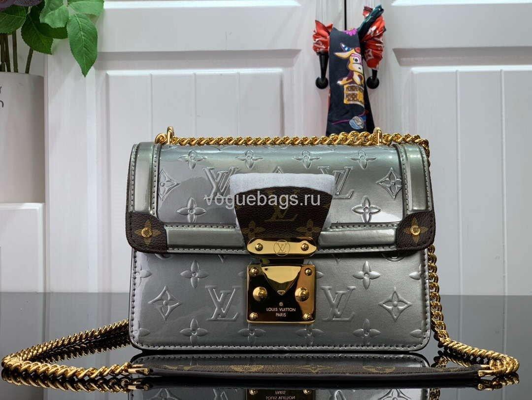 Louis Vuitton M90566 LV Wynwood Monogram Vernis Bag M90516 Gray