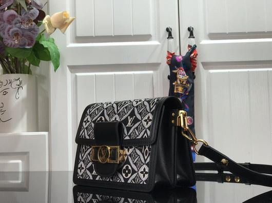LV M55964 Louis Vuitton M56141 Mini Dauphine Bag Black