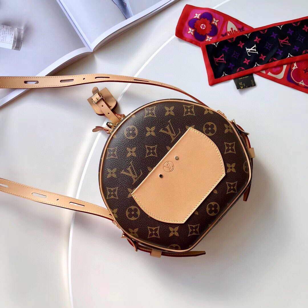 LV M43514 Louis Vuitton Petite Boite Chapeau Monogram Canvas